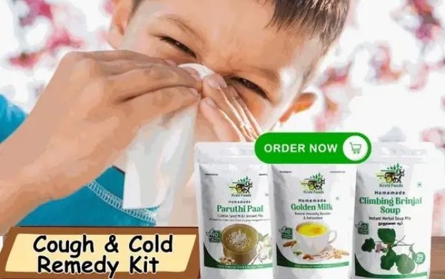 🌿 Say Goodbye to Cough & Cold — Naturally! Pure Organic Zone’s Healing Kit 💚